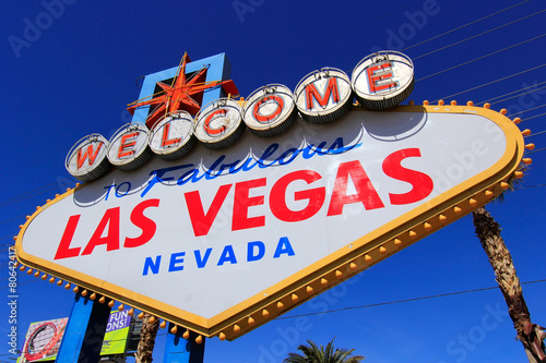 Welcome to Fabulous Las Vegas sign, Nevada © donyanedomam