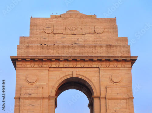 Close view of India Gate in New Delhi