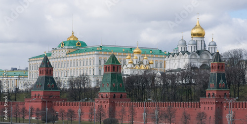 Grand Kremlin Palace and the cathedrals of the Kremlin