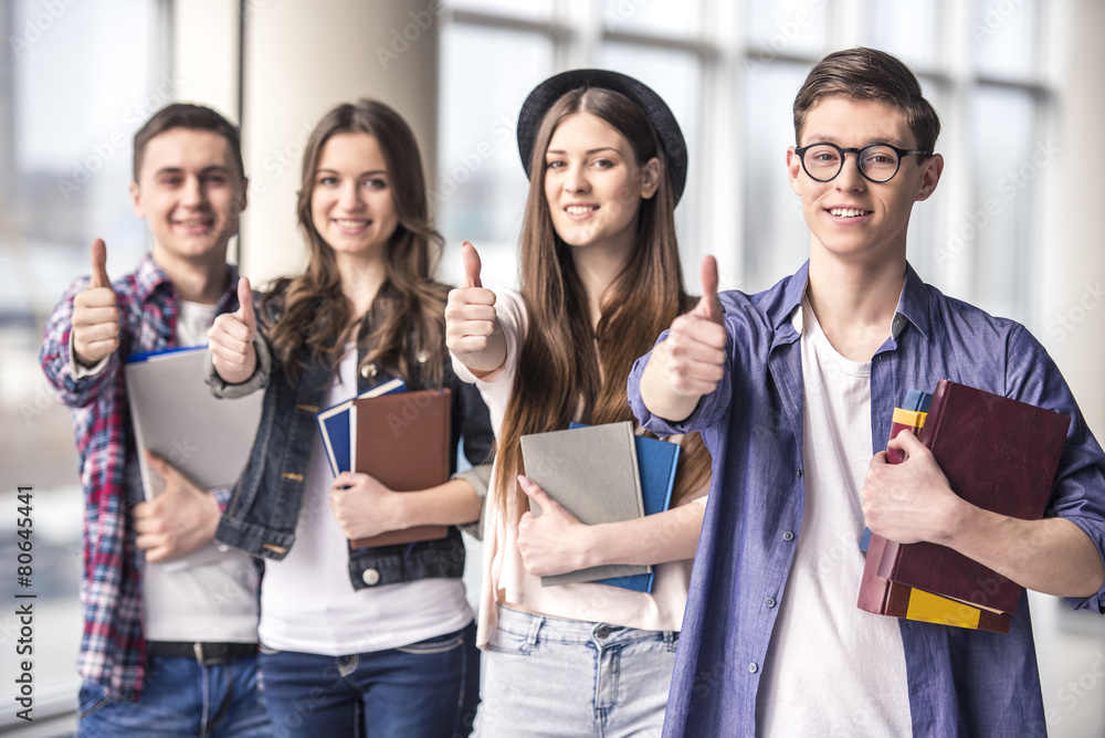 Fototapeta premium Students