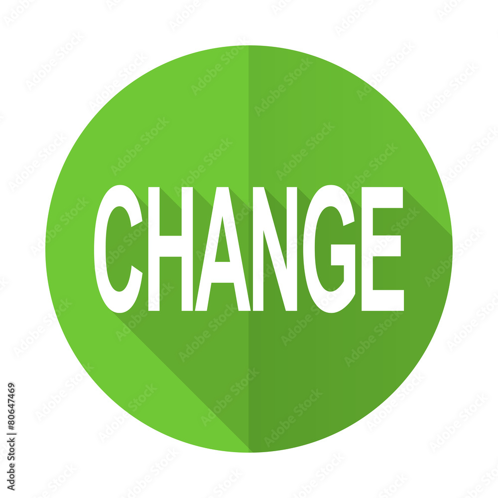 change green flat icon change green flat icon
