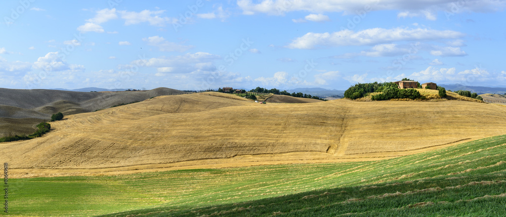 Naklejka premium Crete Senesi (Tuscany, Italy)