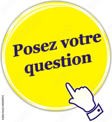 bouton posez votre question