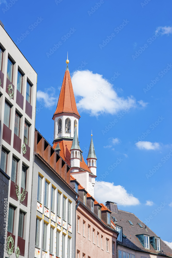 Roofs of central Munich
