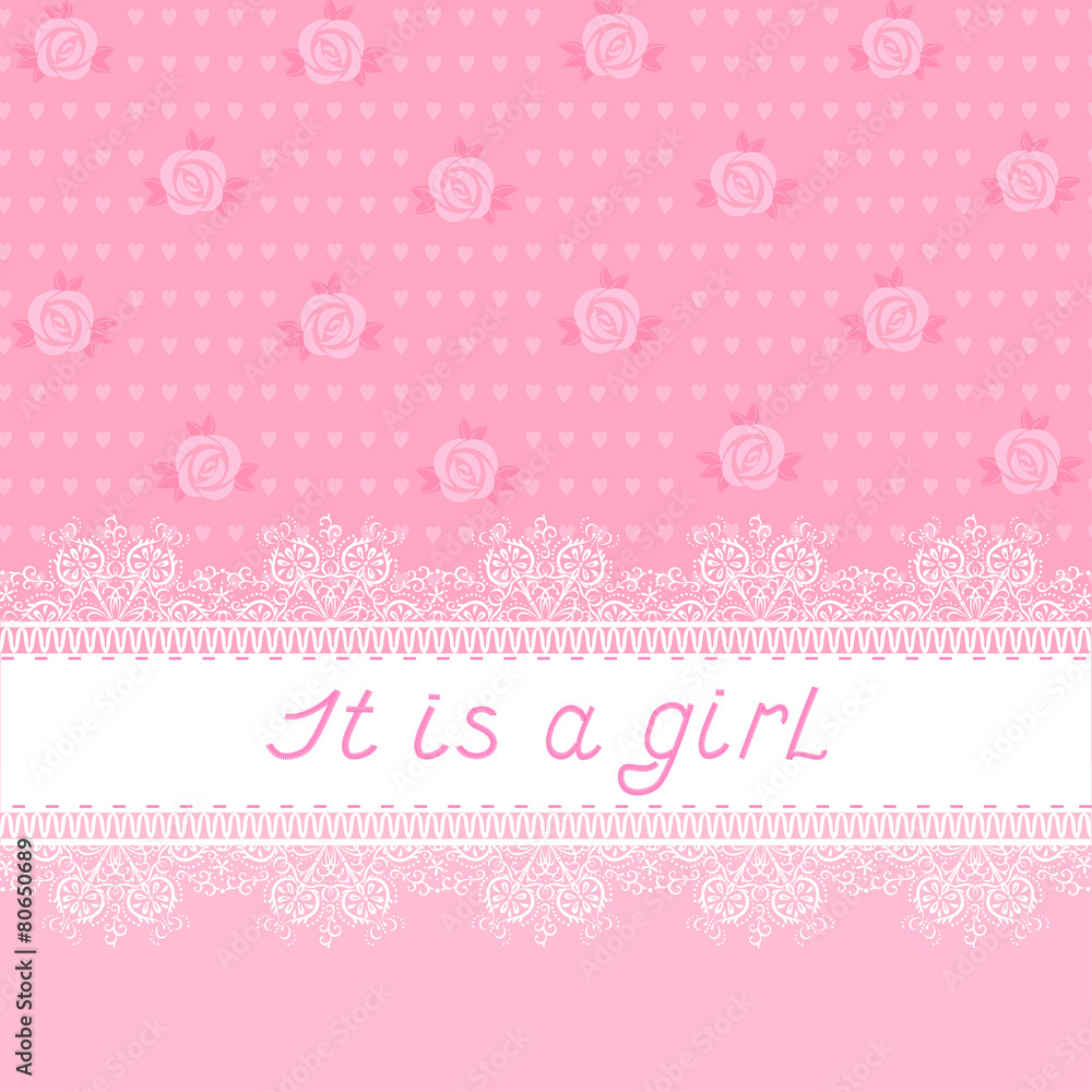 It is a girl