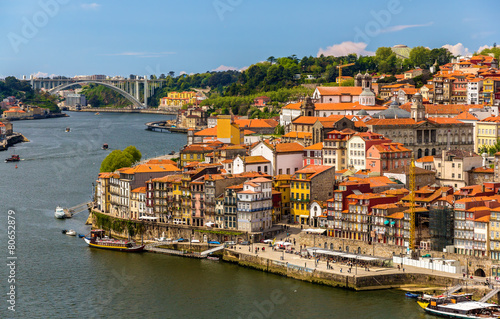 View of Porto over the river Douro - Portugal