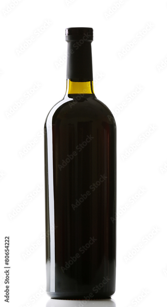 Wine bottle isolated on white Wine bottle isolated on white
