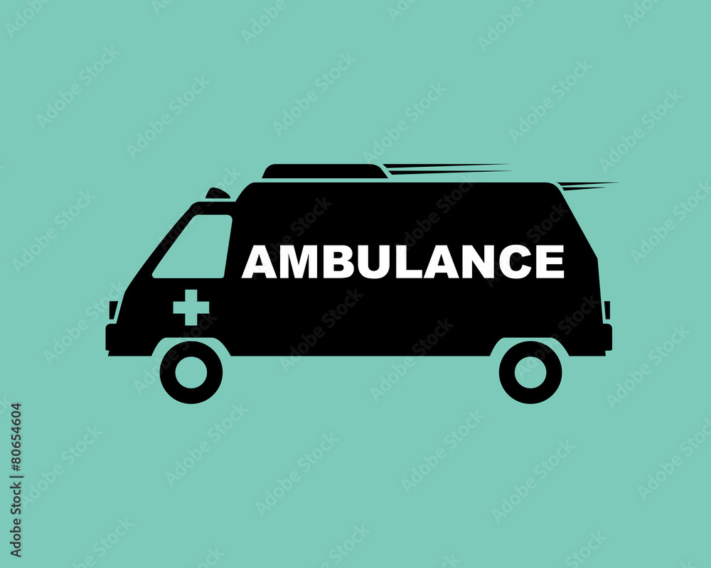 Symbolic and icon of Ambulance. Symbolic and icon of Ambulance.