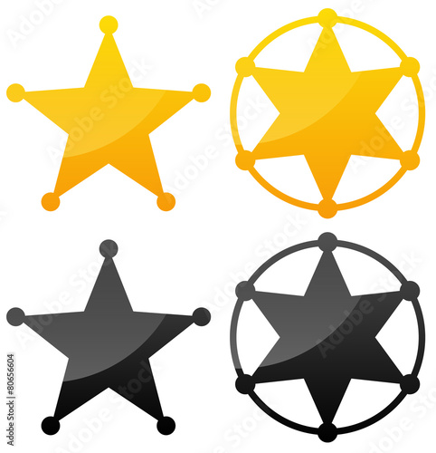 Sheriff's badges
