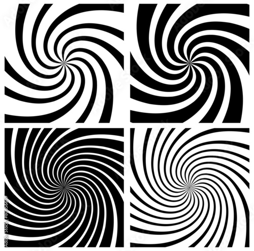 Spiral, whirlpool background set