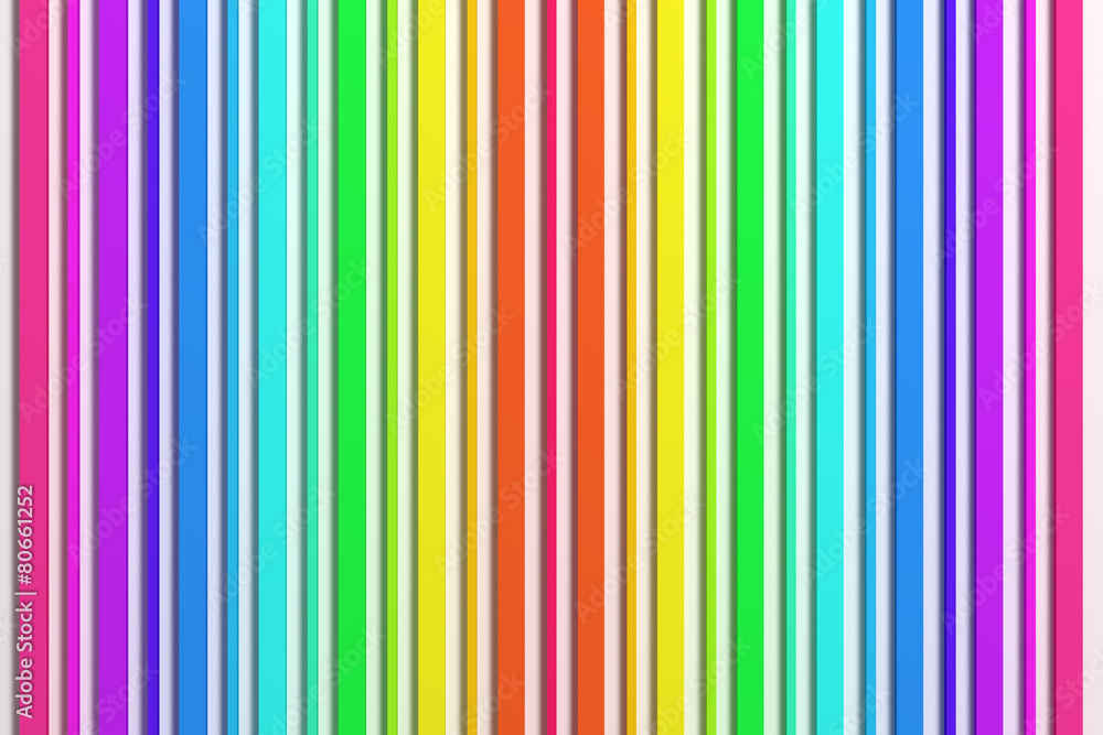 Fototapeta premium 3d colored bars