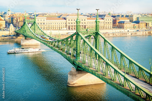 Liberty bridge Budapest Hungary
