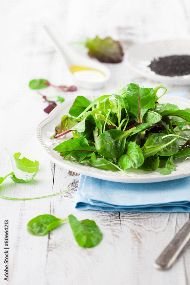 Fresh green salad Fresh green salad