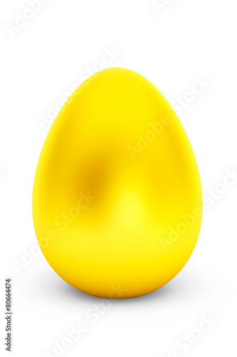 Closeup golden egg