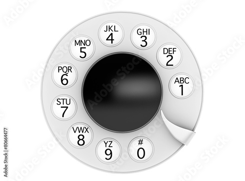 Rotary Phone Dial photo