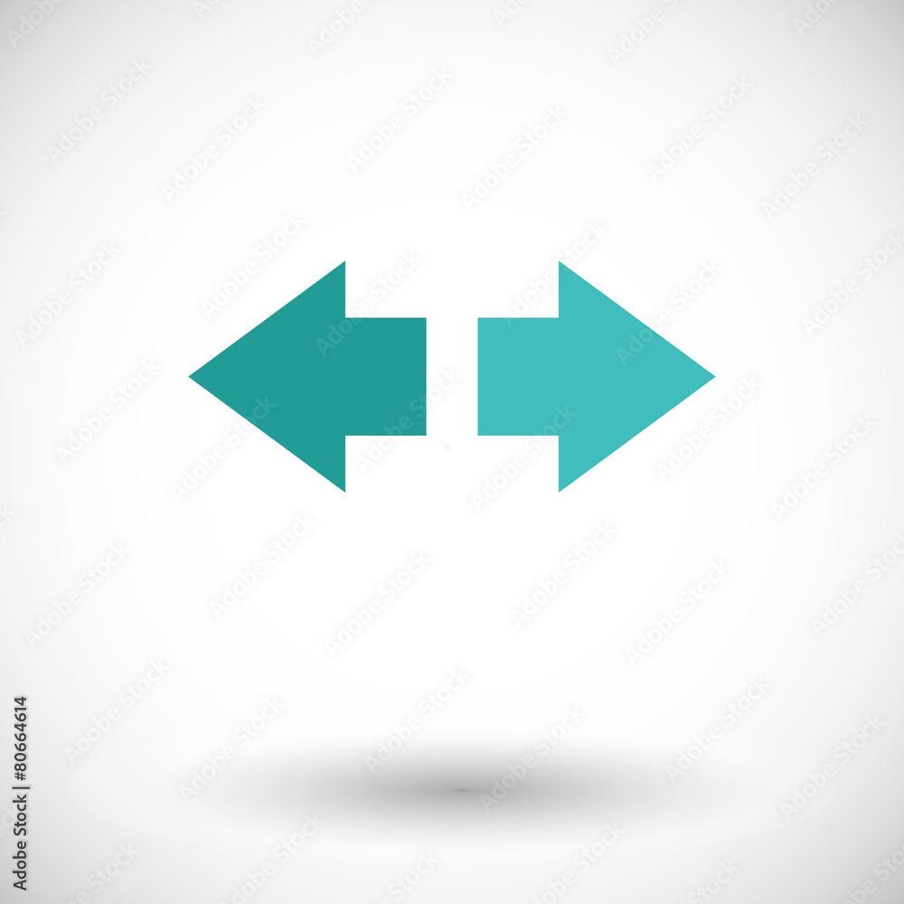 Arrow flat icon. Arrow flat icon.