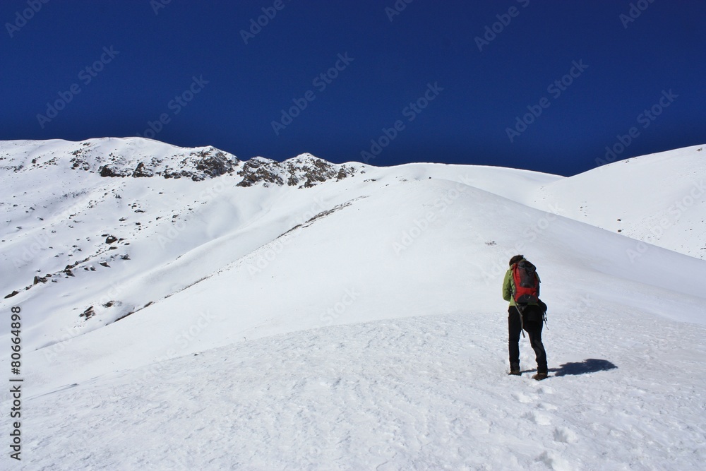 trekking in the mountains of Iran