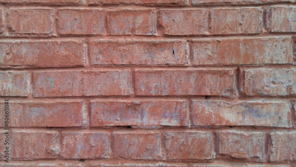 The wall of the old brick The wall of the old brick