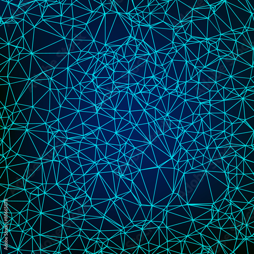 Beautiful polygonal constellation vector illustration of a