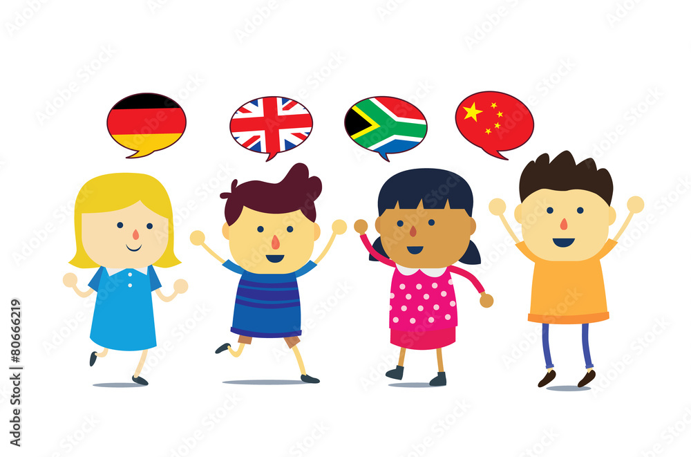 International Kids, boy and girl difference language International Kids, boy and girl difference language