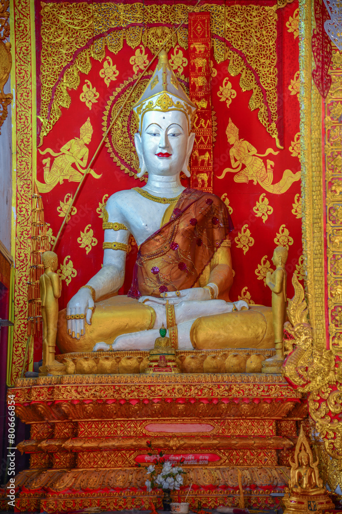 Obraz premium White Buddha Image