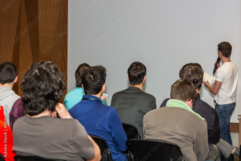 Obraz premium Conference and presentation.