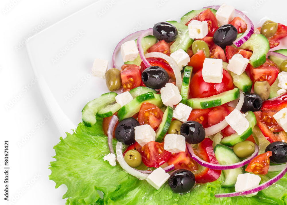 Greek salad. Greek salad.