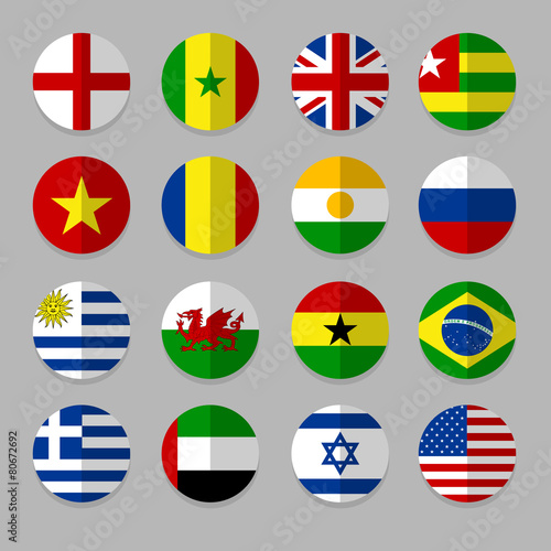 Set of Flags icon