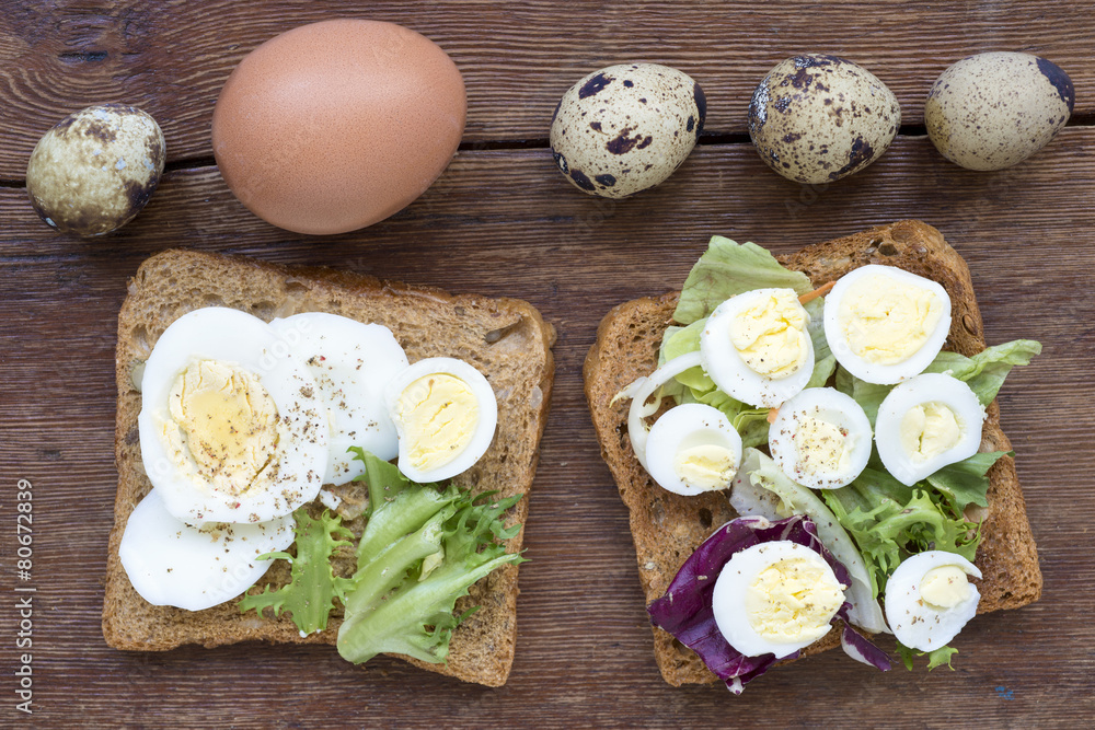 boiled egg toasts boiled egg toasts
