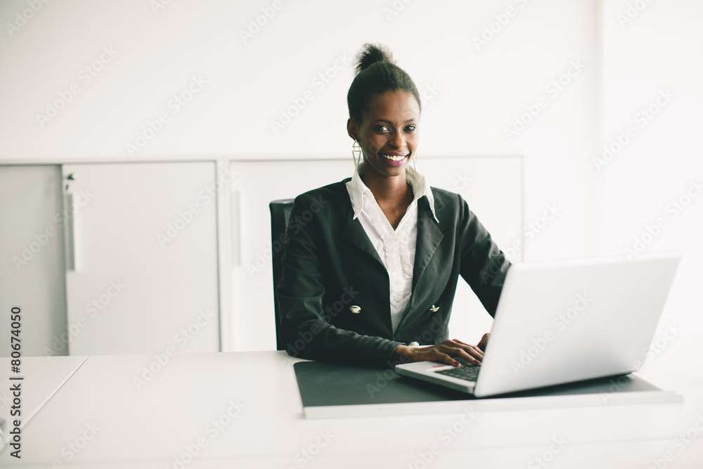 Young woman in the office Young woman in the office