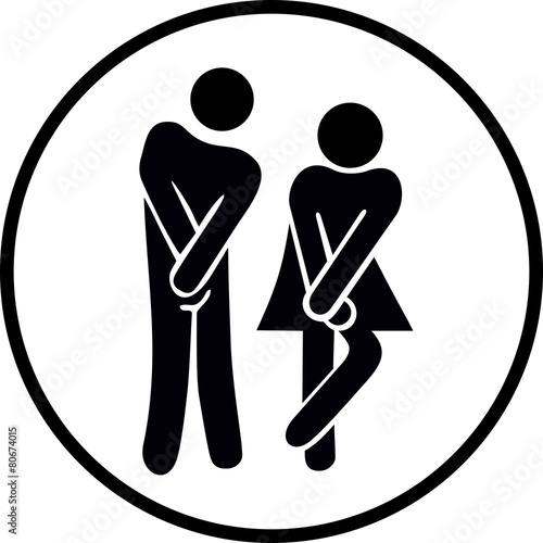 Toiletteaufkleber