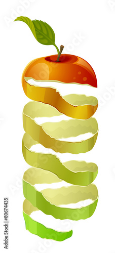 Apple peel