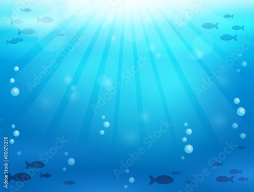 Ocean underwater theme background 2
