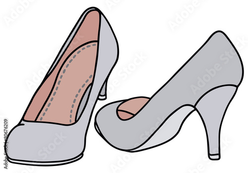 Hand drawing of a light pumps