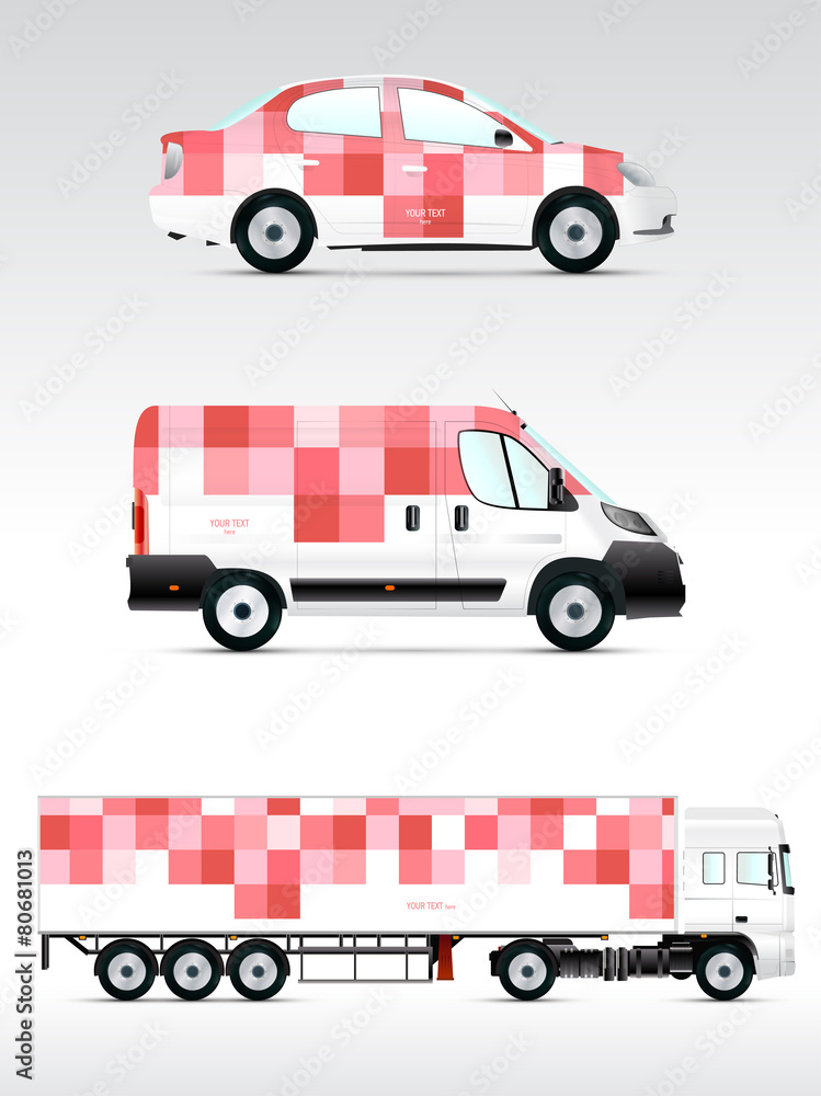 Template vehicle for advertising Template vehicle for advertising