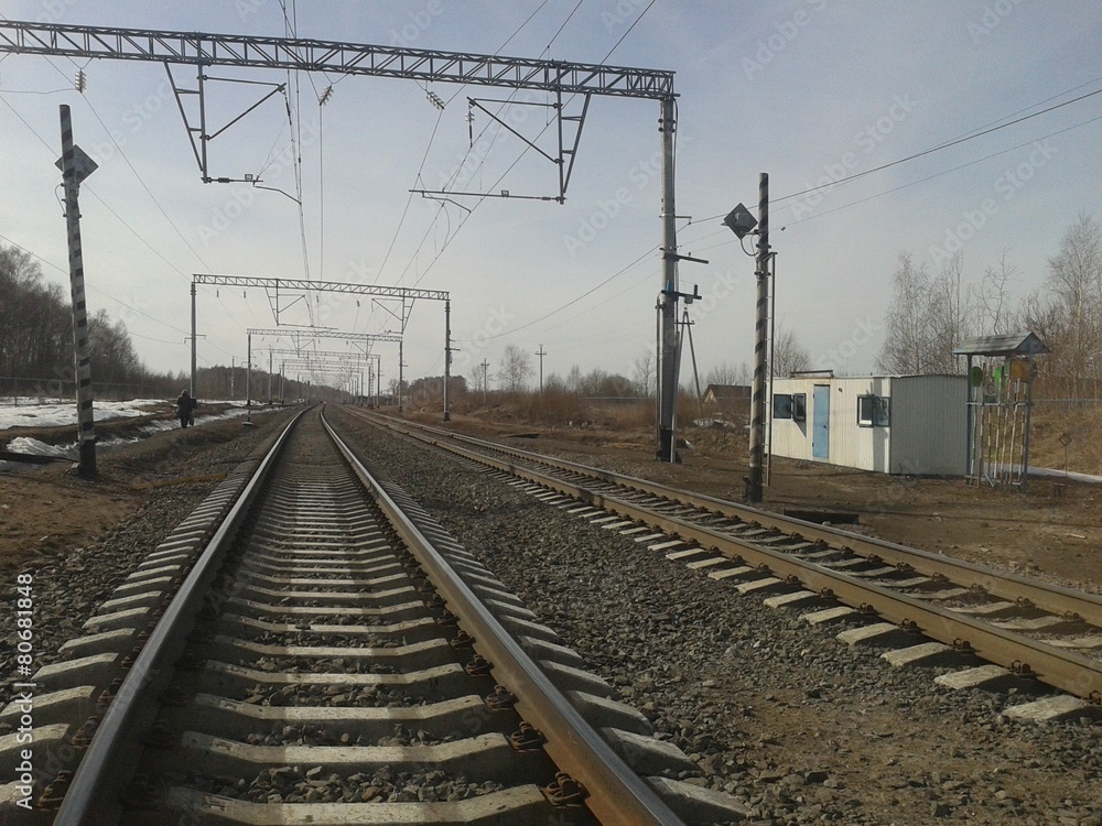 Fototapeta premium The railway