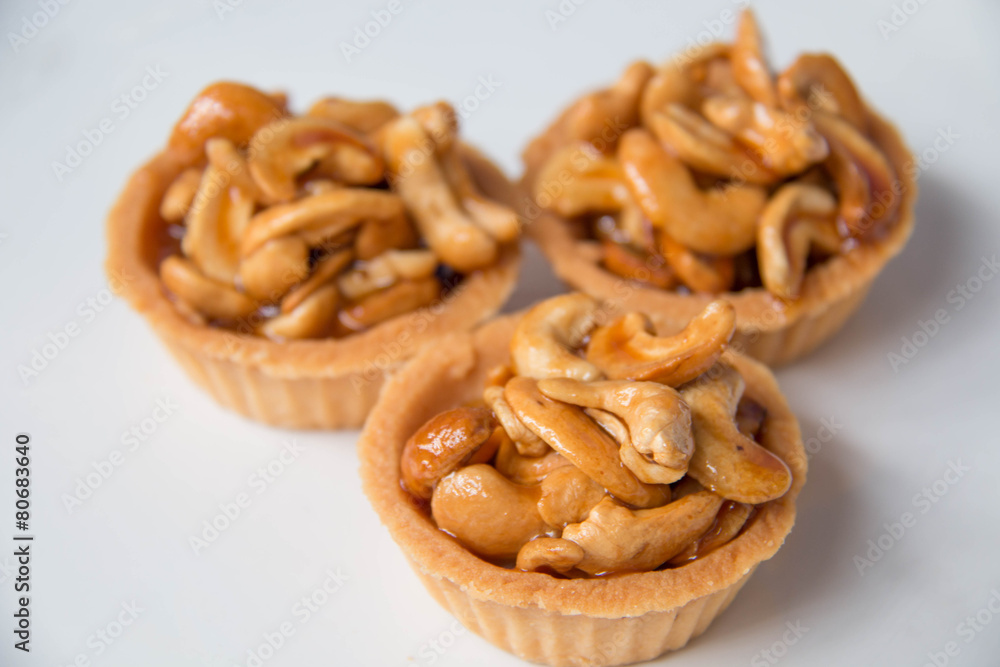 Naklejka premium mini Tart cashewnut