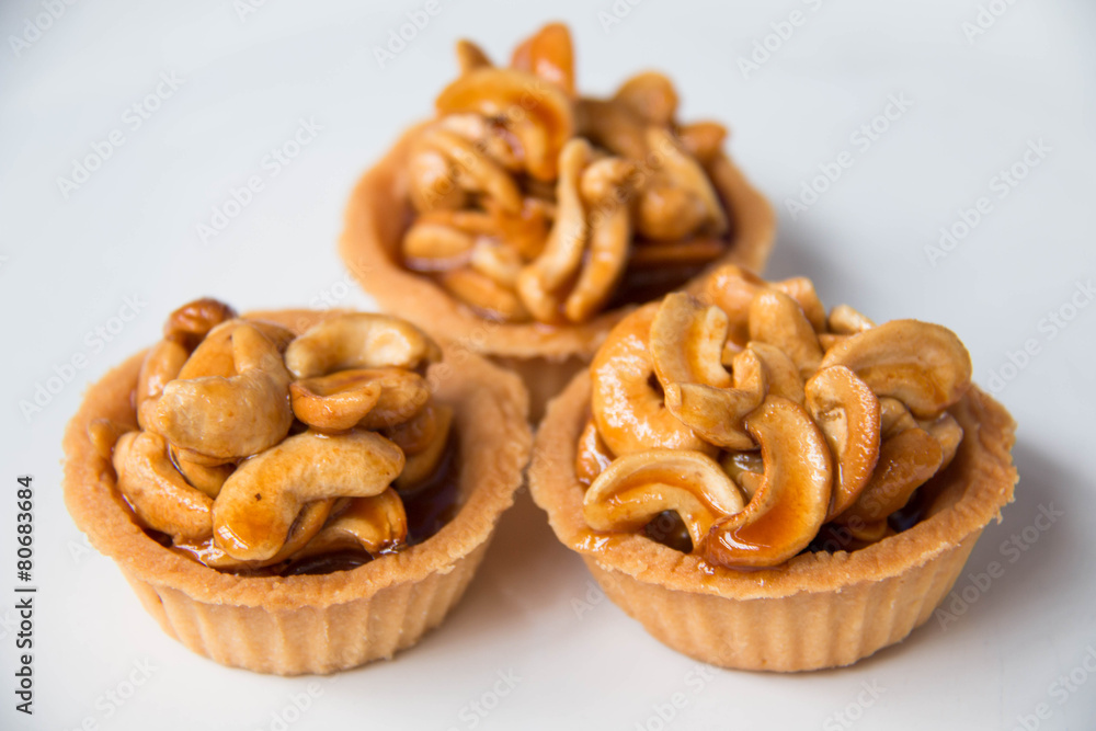 Naklejka premium mini Tart cashewnut