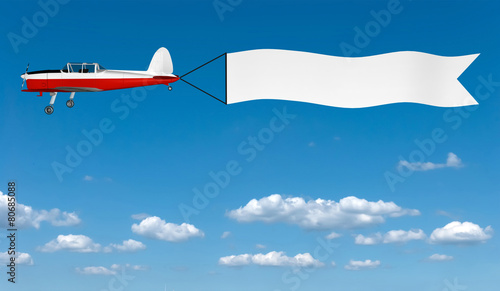 Plane with Banner