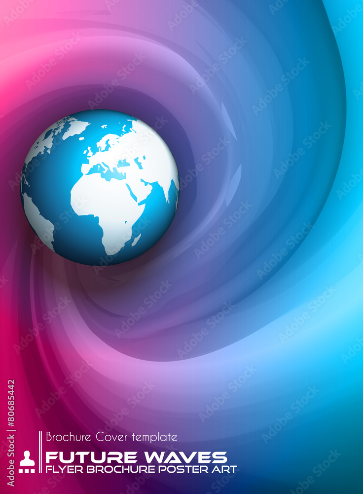 Abtract waves background for brochures and flyers Abtract waves background for brochures and flyers