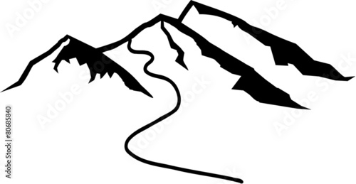 Mountains Ski Snowboard Track