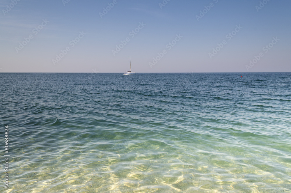 Fototapeta premium Beautiful Bulgarian resorts landscapes in the shiny summer day