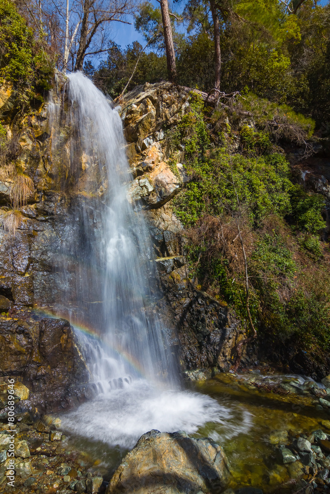 Fototapeta premium caledonia waterfall, cyprus