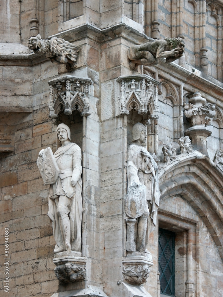 Architectural adornment of Brussels Town Hall