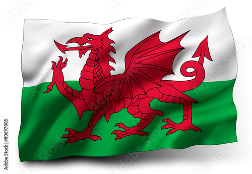Obraz na płótnie flag of Wales