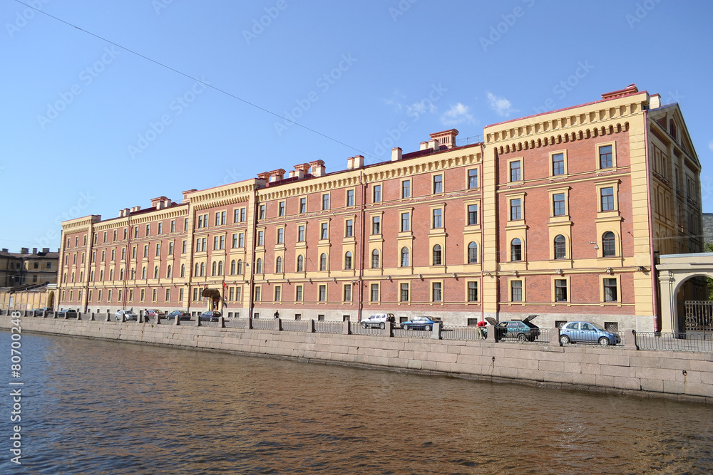 Obraz premium Fontanka Canal Embankment.