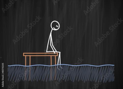 tafel mk fuesse ins wasser halten I