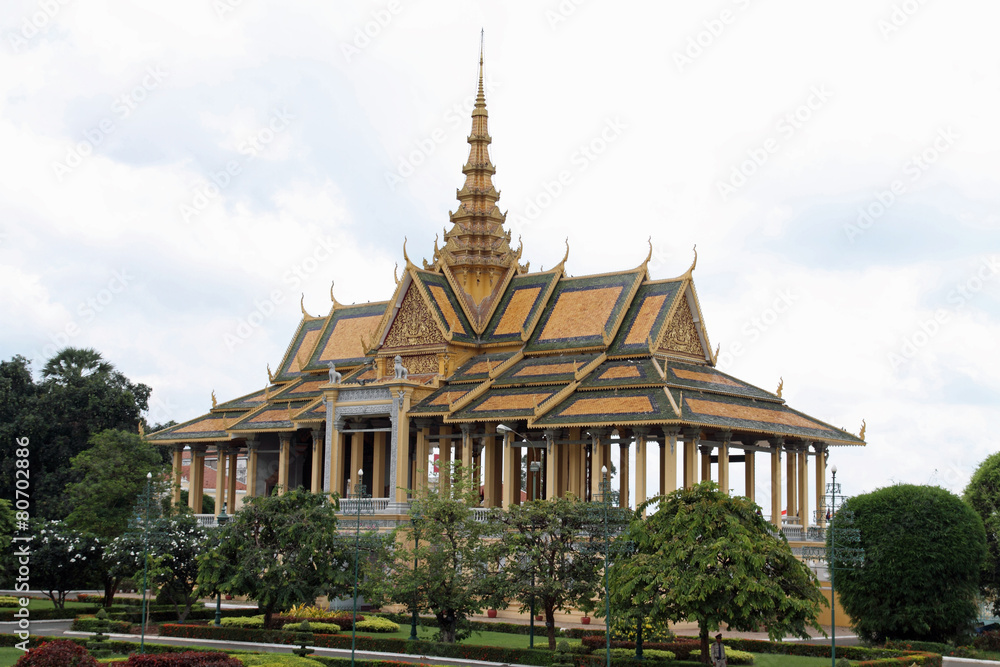 カンボジアの王宮