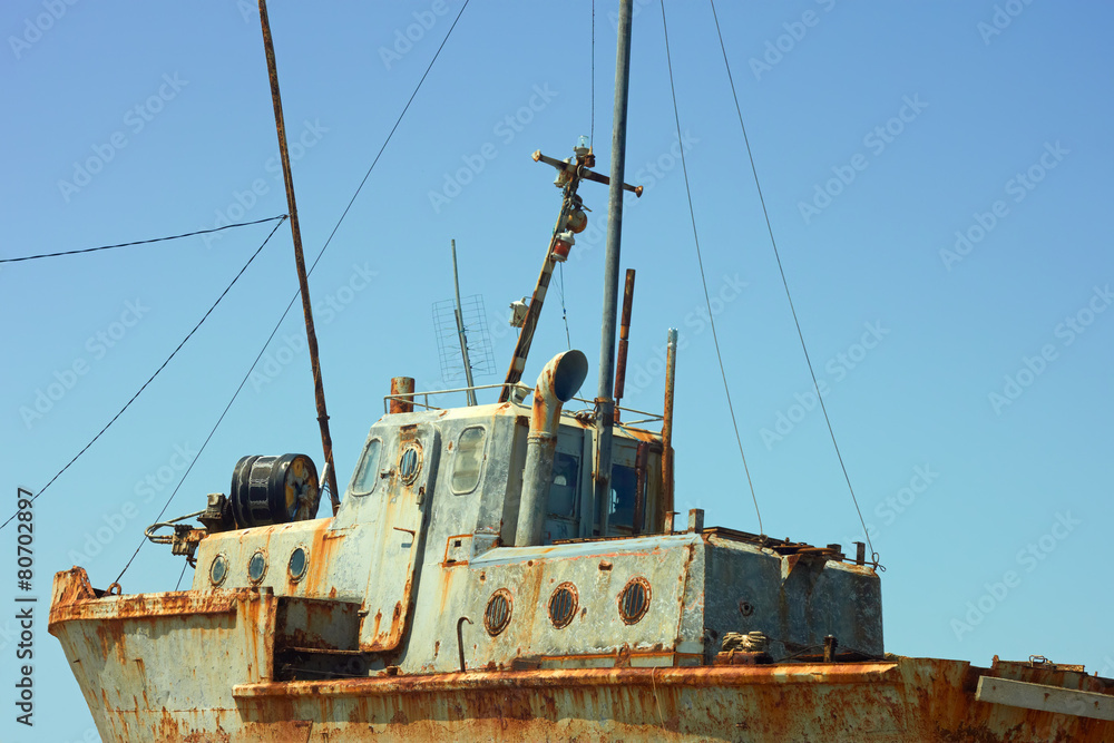 Old rusty boat