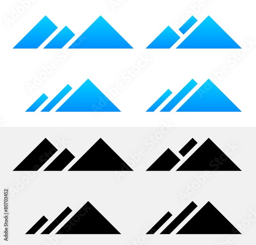 Mountain Peak Symbols